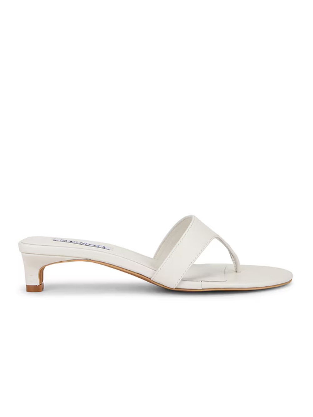 Senso Ginta II Sandals Salt White Leather Thongs Kitten Heels Shoes Revolve 8